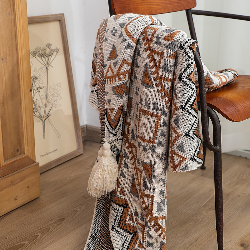 Coperta Boho con Frange Stile  - Boho Throw Blanket Fringe recensione e prezzo