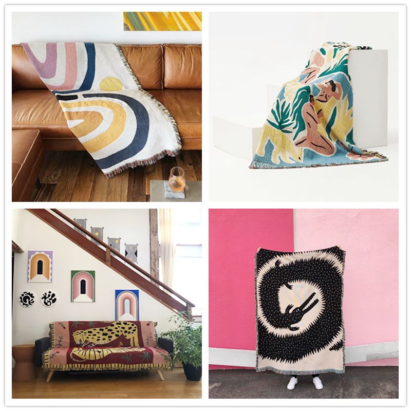 Tessile City Ins Piccola coper - Boho Throw Blanket Fringe recensione e prezzo