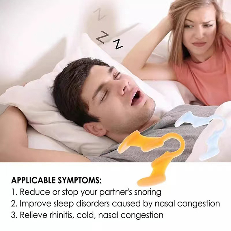 2PCS Silicone Anti Russare Dil - Anti Snore Contour Pillow recensione e prezzo