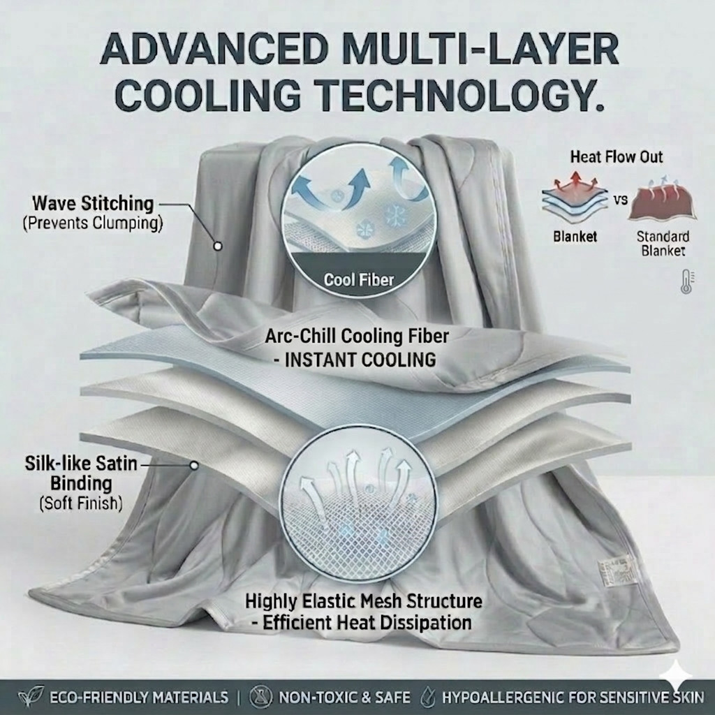 Coperta Leggera e Traspirante  - Cooling Blanket Hot Sleepers recensione e prezzo
